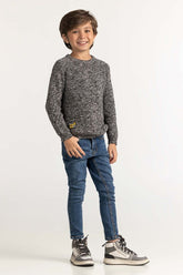 Black White Basic Sweater JB-SWT-WS23-034